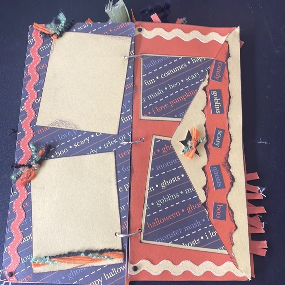 Premade Halloween envelope scrapbook- just made - Picture 5 of 8